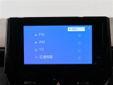 オーディオはAM/FMラジオ・フルセグTV・Bluetooth機能付きです。