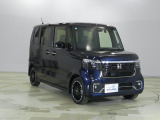 桜新町店のWebページへようこそ♪当社使用のN-BOXデモカー試乗車の販売です!トワイライトミスト(紫)&times;ブラックのさりげない2トーンがオシャレ、ドラレコや大きなナビが装備されてるのもポイント♪