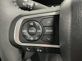 【オーディオリモコンスイッチ】ステアリング左に装備!運転中、視線をそらさずに選曲・ボリューム調整が可能に!