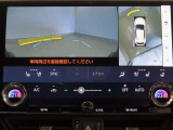 パノラミックビューモニター付きです。全方向の確認ができて安心です。