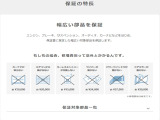ホッと保証の特徴としては幅広い部品を保証致します(純正部用品以外は対象外)・車の部品は意外と高く、交換工賃も含めると結構掛かるのです。なのでホッと保証プラスの加入をお勧めしております
