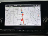 目的地を設定すれば瞬時にルートを出して案内してくれるので便利!!どの世代の方でも使いやすいナビです。