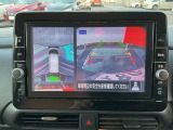 上から車を見下ろしたような画面が駐車をサポート、運転が苦手な方でも安心してお使い頂けます!!