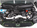 自慢のエンジンはパワードbyHONDAです。精度とバランスにこだわって、低回転からスムースなパワーを発揮します。