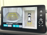 リアカメラ付で、後方をナビ画面で確認。車庫入れも安心です。もちろん、バックギアと連動しています。
