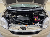 トヨタ中古車「まるごとクリーニング」施工済。エンジンルームを専用洗剤で洗浄!高圧&スチーム洗浄も行います。樹脂部分も艶出し剤でピカピカです☆☆