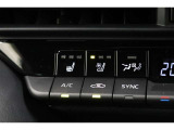 シートヒータとシートベンチレーションを装備しています。