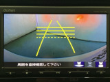 バックでの車庫入れも安心です! リアカメラが付いているバックモニター付のナビを装備しております。操作線もついており距離感も画面から確認できます。