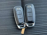 インテリジェントキーです。キーを取り出す事なく、車両のボタン操作だけてドアロック操作やエンジン始動等が可能です。