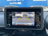 バックカメラです!ナビゲーションにこのように映ります。見えずらい真後ろもこれで安心ですよ!