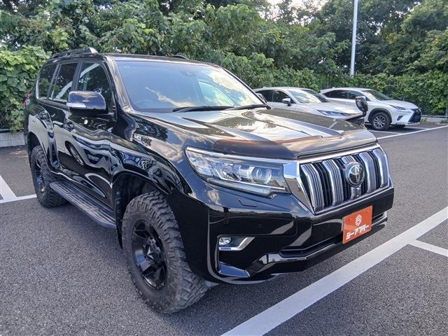 ランドクルーザープラド 2.7 TX Lパッケージ 4WD 禁煙車 サンル-フ 黒革シート