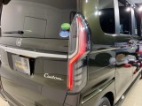 視認性がいいテールランプ。後続車にも存在をアピール。