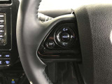 ステアリングスイッチ付き。前方から目を離すことなく操作することが可能です。