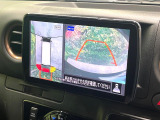 【アラウンドビューモニター】専用のカメラにより、上から見下ろしたような視点で360度クルマの周囲を確認することができます☆死角部分も確認しやすく、狭い場所での切り返しや駐車もスムーズに行えます。