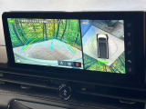 【アラウンドビューモニター】専用のカメラにより、上から見下ろしたような視点で360度クルマの周囲を確認することができます☆死角部分も確認しやすく、狭い場所での切り返しや駐車もスムーズに行えます。