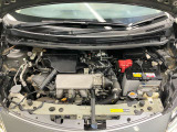 エンジンルームもクリーニング済みできれいですよ。日産の整備士がしっかりと丁寧に点検していますので安心してお乗りいただけます