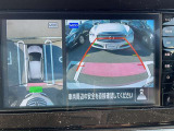 アラウンドビューモニターで全周囲が見えるのでバックや駐車が苦手な方も安心です。