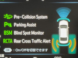 【トヨタセーフティセンス】走行中に前方の車両等を認識し、衝突しそうな時は警報とブレーキで衝突回避と被害軽減をアシスト。より安全にドライブをお楽しみいただけます。