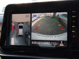 【アラウンドビューモニター】上から見下ろすような視点でスムース駐車をサポートしてくれるアラウンドビューモニター(^v^)