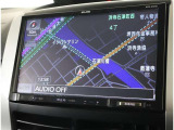 知らない道でも安心のナビ付き。