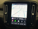【9インチタッチスクリーン純正HDDナビ】「Apple Car Play」「Android Auto」対応のボルボ先進ナビゲーション「SENSUS」。