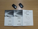 取扱説明書や保証書・整備手帳など、しっかり揃っております。
