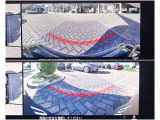前方または後方を広く表示するカメラ画面を確認できます。