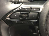 【ステアリングスイッチ】左です。ハンドルから手を離さず、運転に集中したまま手元でオーディオ操作等ができます。