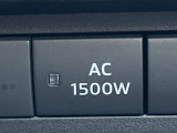 【1500Wアクセサリーコンセント】消費電力1500Wまでの家電が使えます。キャンプやスポーツ・アウトドアでのアクティビティはもちろん、災害・停電の際に大活躍♪