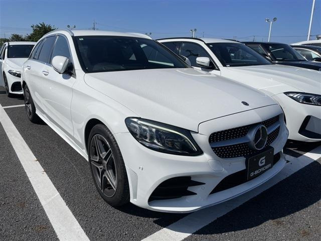Cクラスワゴン C200 ローレウスエディション スポーツプラスパッケージ 禁煙車 ヘッ...