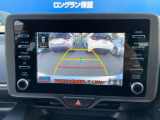 バックカメラです!ナビゲーションにこのように映ります。見えずらい真後ろもこれで安心ですよ!