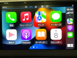 ●Apple Car Play:スマホとの有線接続で、ナビ・オーディオ再生などスマホのアプリ機能が画面でも使える便利機能です!