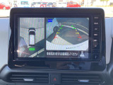 アラウンドビューモニターです☆車の前後左右にカメラがついており駐車時には上から車を見たような画面が見れますので、4方向の状況を確認することができる便利な機能です☆