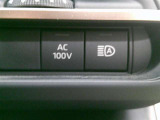 非常時やキャンプなどに役立つ AC100V/1500W コンセント付きです。