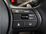 ◆アダプティブクルーズコントロール◆予め設定した車速内でクルマが自動的に加減速。前走車との適切な車間距離を維持しながら追従走行します。【LKAS】車線維持支援システムでステアリング操作を支援。