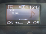 外気温や走行に関する情報を表示するディスプレイです。