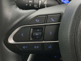 ステアリングスイッチ装備!運転しながら手元でオーディオの操作などができます。