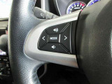 ステアリングスイッチは前方から目を離すことなく操作することが可能。わき見運転の防止に。