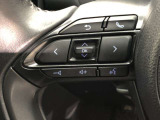 【ステアリングスイッチ】左です。ハンドルから手を離さず、運転に集中したまま手元でオーディオ操作等ができます。