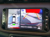 【アラウンドビューモニター】空から見下ろした映像がナビ画面にて確認可能です。駐車もラクラクですよ♪