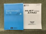 保証書(メンテナンスノート)・取扱説明書あります