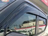 プラスチックバイザー装着済み!雨天時の換気もしやすいですね!