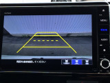カラービジョンとガイド線で見やすい視点切替式のバックモニター。