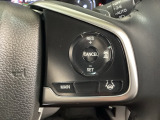 ハンドルにHondaセンシング系のクルーズコントロールやレーンキープアシストなどのスイッチが装備されています。ハンドルから手を離さず安全に操作できます。