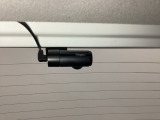 後方にもドライブレコーダーのカメラ(社外品)が付いています。前後両方でお車の周りを監視・記録いたします。