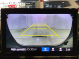 リアカメラ付で、後方をナビ画面で確認。車庫入れも安心です。もちろん、バックギアと連動しています。
