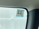 次回の車検日になります。こちらのステッカーをご確認ください。