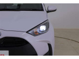 LEDバルブがついています。ハロゲンランプより約2倍明るいので夜間走行も安心ですよ☆