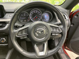 ステアリングには左右にスイッチが配置され、運転姿勢を大きく変えずに各種機能へアクセスできます。メーター類も前方にまとまり、必要な表示を確認しやすい運転席まわりです。