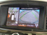 アラウンドビューモニターです!上空から貴方のお車をモニタニングしている様に車両の周りの安全確認が出来ます!